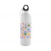 Pressuto XL Fles van gerecycled roestvrij staal, wit