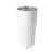Streaky Tall thermo cup, white