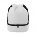 Duodraw RPET drawstring bag, white