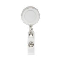 Slope badge holder, transparent