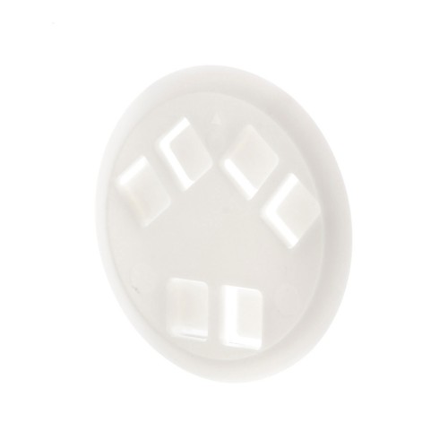 Espot Button für Lanyard, weiß
