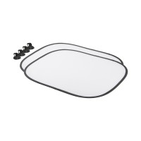 Suboside Sonnenblende mit Sublimationdruck, weiß