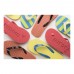 CreaPlaya custom made strand slippers, rood