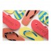CreaPlaya custom made strand slippers, munt groen