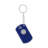 Parcelo paper knife keyring, blue