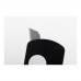 Parcelo paper knife keyring, black