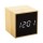 Boolarm bamboo alarm clock, natural