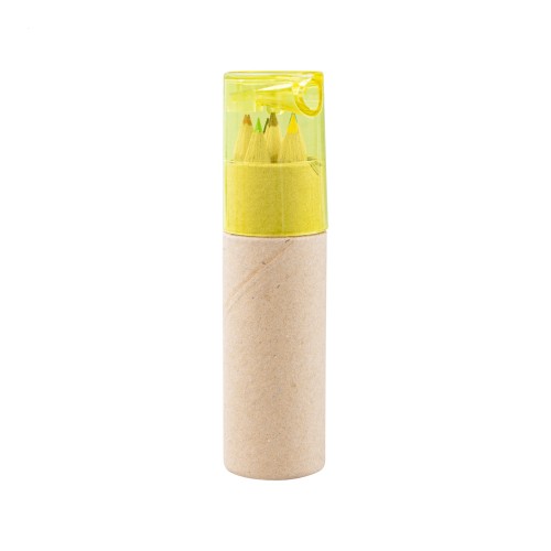Gallery 6 pencil set, yellow