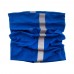 Reflex reflective multipurpose scarf, blue