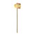 Fish candle on bamboo, yellow