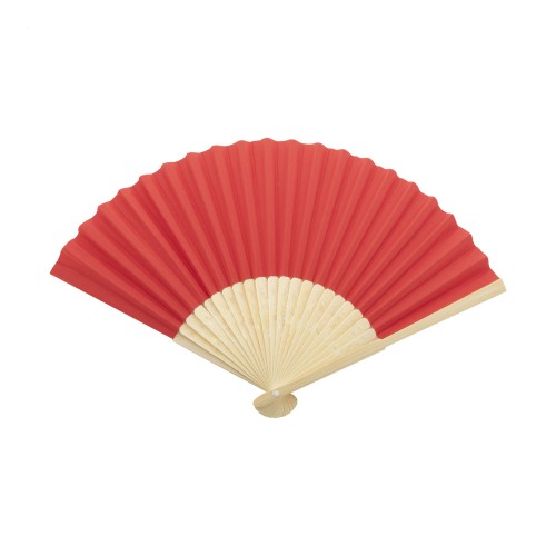 Bapper hand fan, red