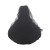 Lumiride reflective RPET bicycle seat cover, black