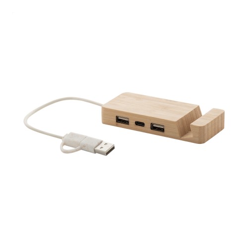 Mobaru USB hub, natuurlijk