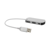 Raluhub USB hub, zilver