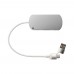 Raluhub USB hub, silver