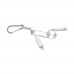 Cappy USB charger cable, silver