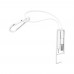 Cappy USB charger cable, silver