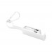 Cappy USB charger cable, silver