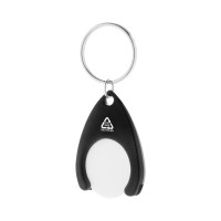 Neppy RABS trolley coin keyring, black